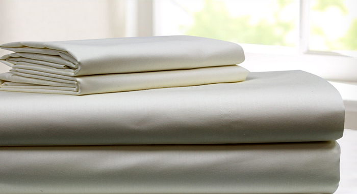 600 THREAD COUNT EGYPTIAN COTTON SHEET SET IVORY